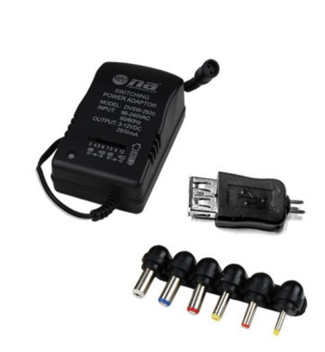 [DVSW-2002BL] ADAPTADOR CORRIENTE NIPPON DVSW-2002BL 3.5V-12V 2A