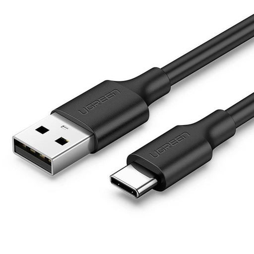 [60117] CABLE UGREEN US287 1*USB-C A 1*USB-A 1M M/M NEGRO