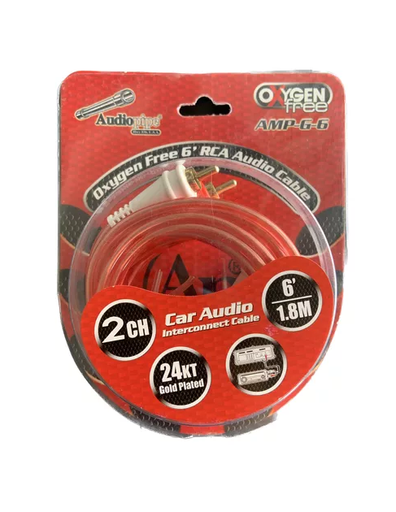 [AMP-G-6] CABLE AUDIO AUDIOPIPE AMP-G-6 2*RCA A 2*RCA 1.8M M/M