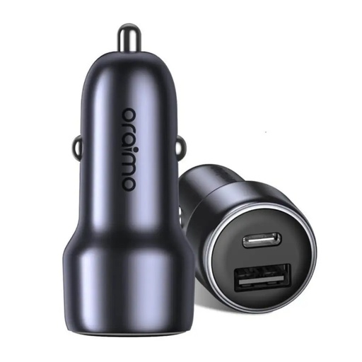 [OCC-73D] CARGADOR CARRO ARAIMO BULLET OCC-73D 1*USB-C 1*USB-A 48W