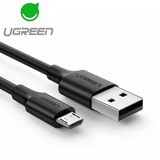 [US289] CABLE UGREEN US289 USB-A A MICRO USB 2A 1M NEGRO