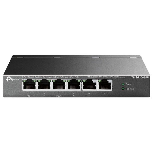 [TL-SG1006P] SWITCH TP-LINK TL-SF1006P 6P 10-100MB/S 4*LAN POE+ 67W 250M
