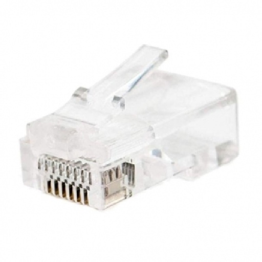 [LTK-C6T100] CONECTOR RJ45 LANTEK LTK-C6T100 CAT6 MACHO 30 MICRAS