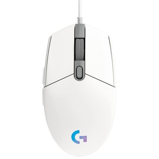 [910-005791] MOUSE LOGITECH G203 LIGHTSYNC RGB 8000 DPI 6 BOTONES 1*USB-A BLANCO