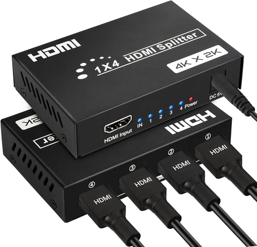 [FAA38214] SPLITTER HDMI NOVA FAA38214 4 PUERTOS 4K