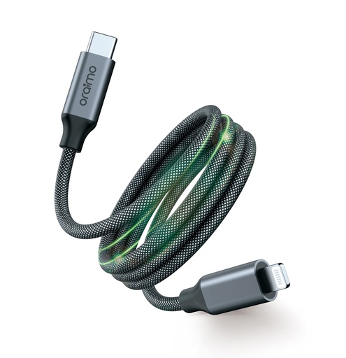 [OCD-710CL] CABLE ORAIMO OCD-710CL 1*USB-C A 1*LIGHTNING 1M 20W CABLE MAGNETICO