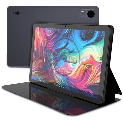 [LO-55T10M90-BK] TABLET LOGIC T10M 10.1" 4G/LTE ANDROID RAM 8GB ROM 128GB NEGRO GRIS C/ESTUCHE