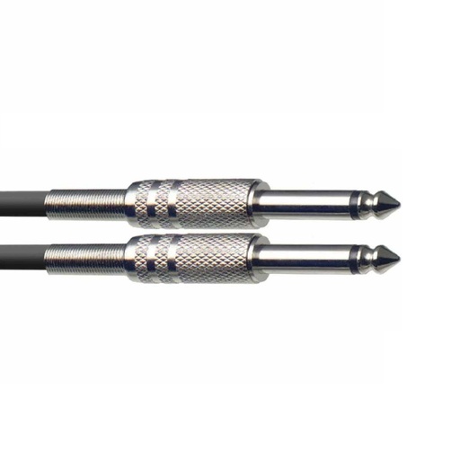 [IPCV-241-3M/BK] CABLE AUDIO KIRLIN IPCV-241-3M/BK 1*1/4 MONO A 1*1/4" MONO M/M 3M