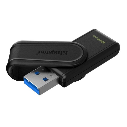[DTXS/64GB] MEMORIA USB KINGSTON EXODIA S 64GB USB-A 3.2 NEGRA