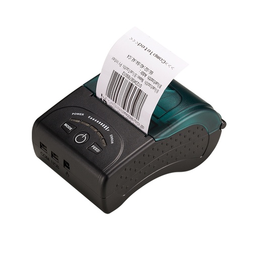 [ZKP5808] IMPRESORA PUNTO DE VENTA ZKTECO ZKP5808 PORTABLE TERMICA 58MM BLUETOOTH