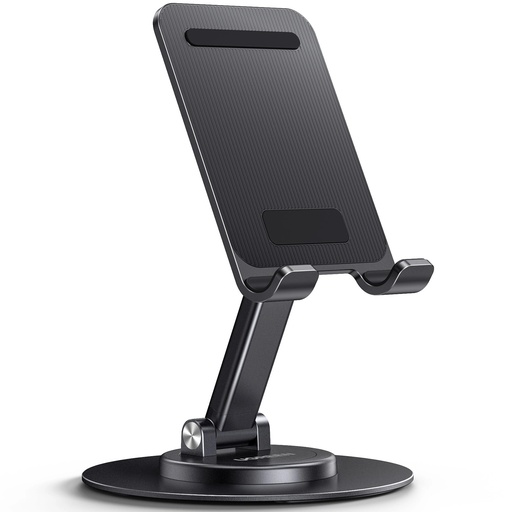 [35152] BASE PARA CELULAR UGREEN LP805 PLEGABLE 360° HASTA 9.7" *ALUMINIO *NEGRO