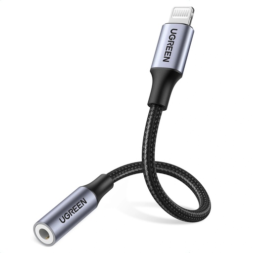 [30756] ADAPTADOR UGREEN US211 1*LIGHTNING A 1*3.5MM M/H 2