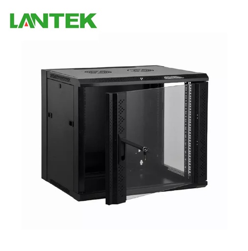 [LTK-GAB6D] GABINETE DE PARED LANTEK LTK-GAB6D 6U S/ABANICO 570*450MM PUERTA DE VIDRIO
