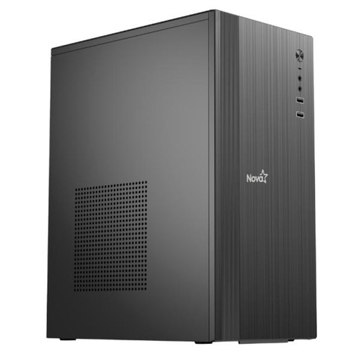 [MZ-585B] CASE NOVA MZ-585B MINITORRE C/FUENTE PODER 600W NEGRO