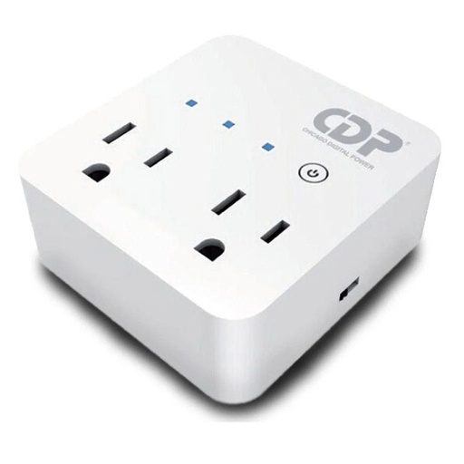 [R-PP2] REGULADOR VOLTAJE CDP R-PP2 110V 1800W 350J 2*TOMAS PARA ELECTRODOMESTICOS RETARDO 15SEG-3MIN