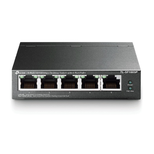 [TL-SF1005P] SWITCH TP-LINK TL-SF1005P 5P 10-100MB/S 4*LAN POE+ 67W