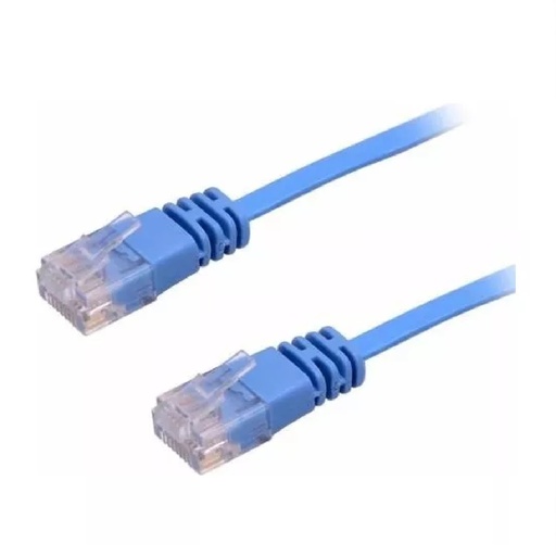 [LTK-C6AP01BL] CABLE PATCHCORD LANTEK LTK-C6AP01BL CAT6A 30CM/1FT REDONDO AZUL PAQUETE 5UND