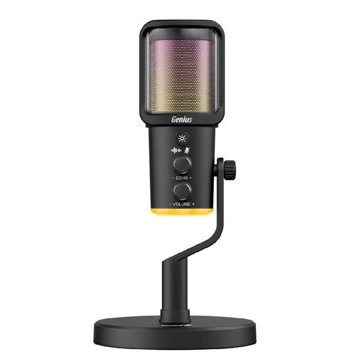 [MIC-S400U] MICROFONO GENIUS MIC-S400U 1*USB-C/USB-A RGB
