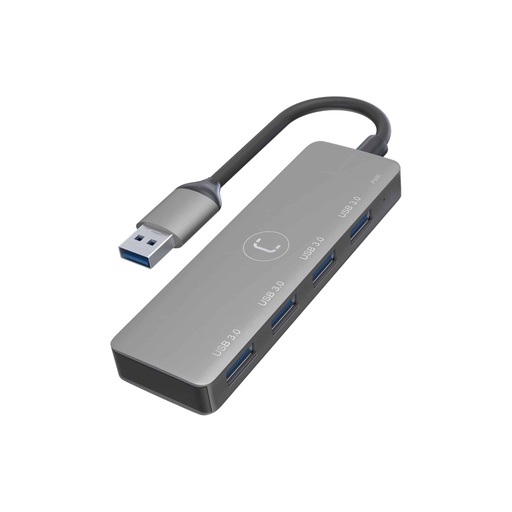 [HB1011GY] HUB USB UNNO TEKNO HB1011GY 1*USB-A A 4*USB-A 3.0 GRIS