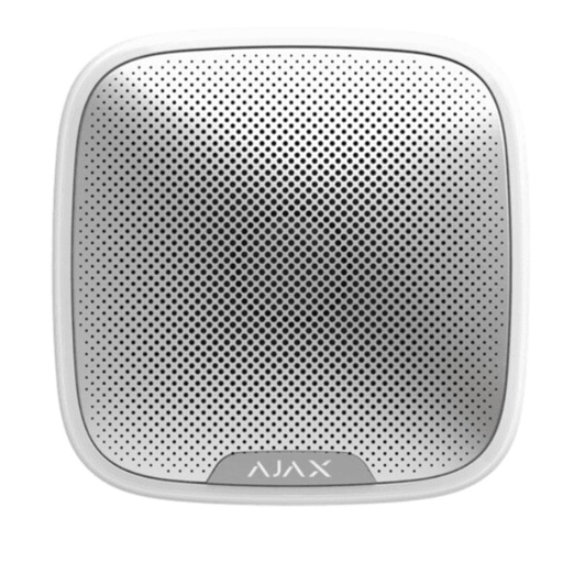 [28315.07.WH3] SIRENA ALARMA AJAX STREET SIREN 113DB INALAMBRICA EXTERIORES